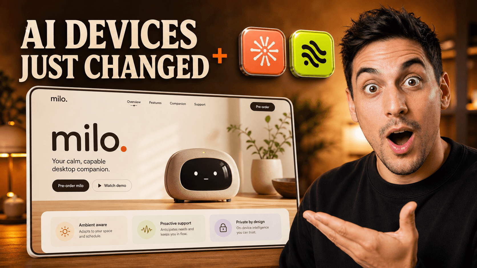 AI product news BentoFlow thumbnail style